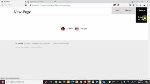 Subpage Dropdowns - SilverStripe with React Episode 7