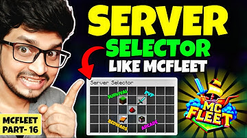 How to Setup Server Selector in DeluxeHub like McFleet Aternos | Best Lobby Plugin Minecraft