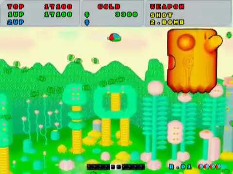 Sega Ages  Series Vol. 3: Fantasy Zone PS2 Gameplay