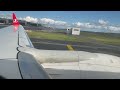 Great sounds turkish airlines boeing 737 max 8 wet fall pushback taxi and takeoff in istanbul