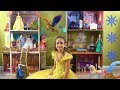 Princess Story: Princess Bell is Invited to Sing in Frozen Anna and Elsa Castle with Elena of Avalor