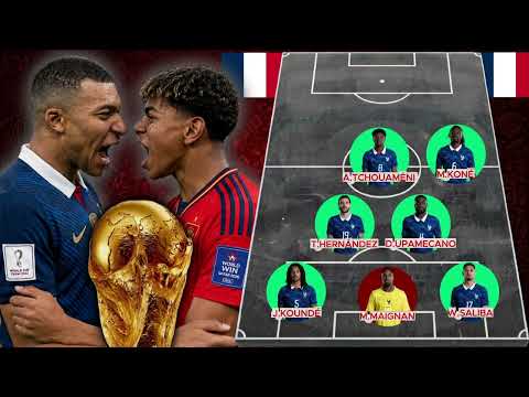 France Lineup vs Spain Today | France Potential Semi final Lineup vs Spain | #spainvsfrance 