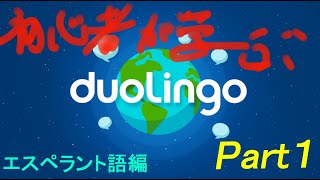 エスペラント語に初挑戦！！【Duolingo】part1