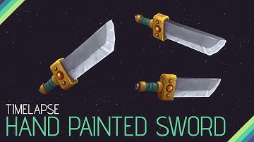 Hand Painted Sword - Time Lapse