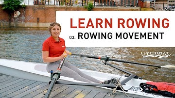 How to achieve the right rowing movement? Learn rowing ep.3