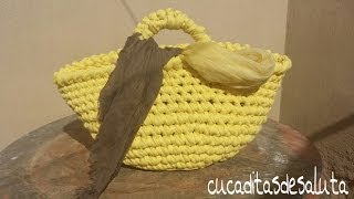 CAPAZO A TRAPILLO PASO PASO !!TUTORIAL DIY ¡¡ / Basket of Trapillo step by step.