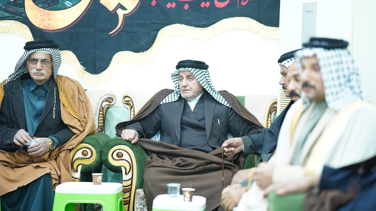 حضور شيوخ ووجهاء/ديوان الشيخ الحاج جميل الشهد/ ال زياد /لدعوة السيد مقتدى الصدر لدعم القوات الامنية