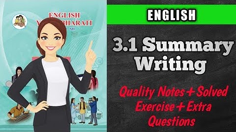 3.1 Summary Writing| English| HSC Board|#hsc2023 #hsccommerce