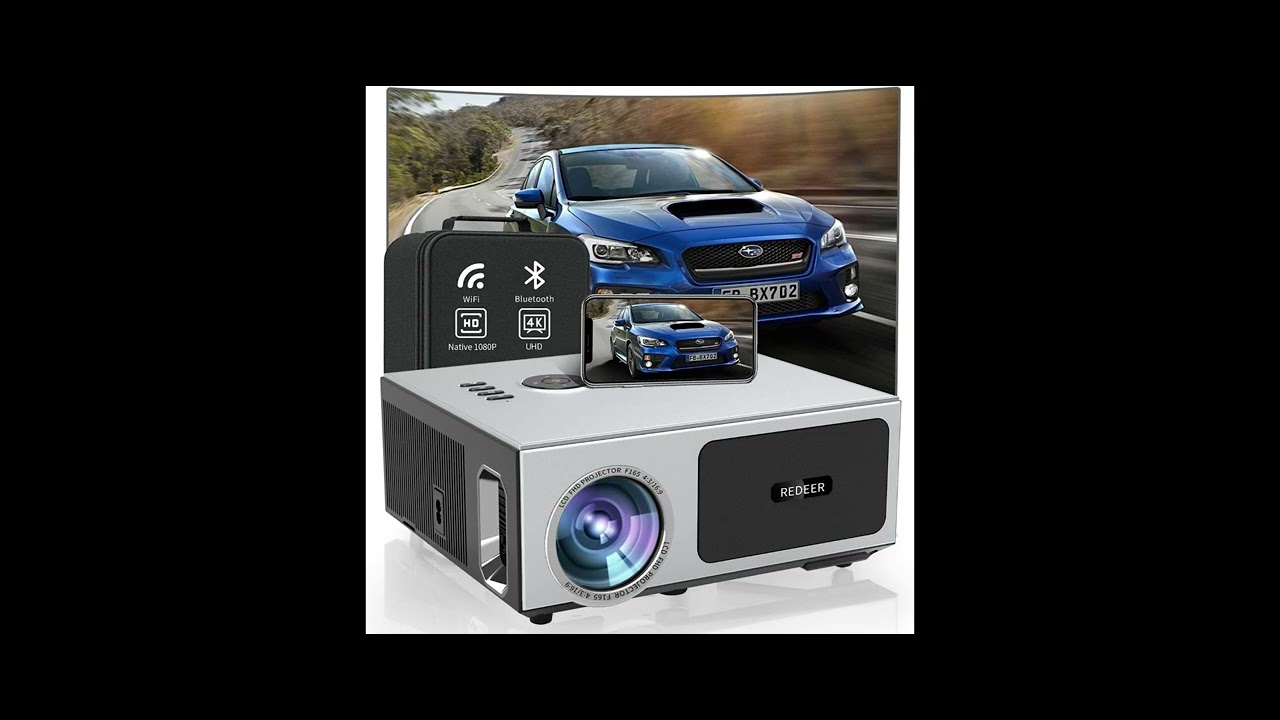 1900 ANSI 4K Smart Projector Review – Auto Focus, 6D Keystone, 20W