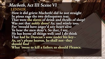 Macbeth Act 3 Scene 6 Analysis