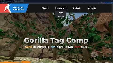 how to make a gorilla tag comp team