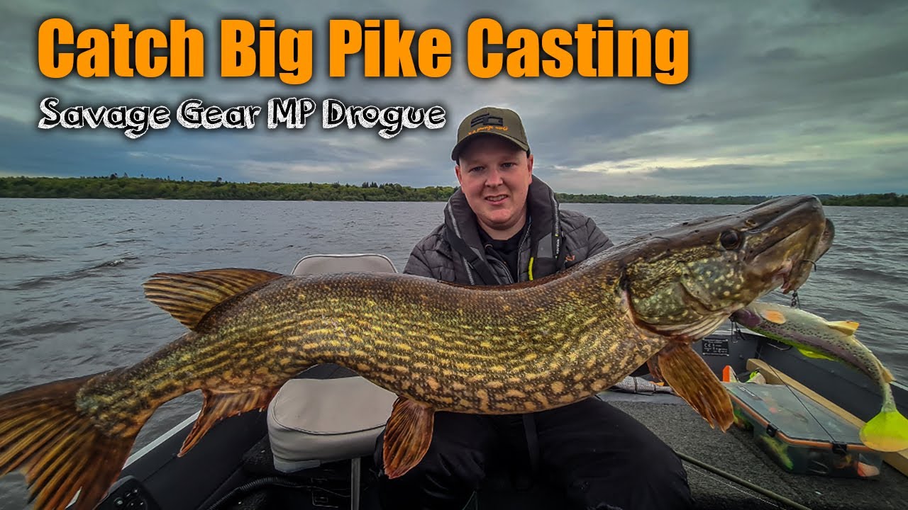 Best way to cast for big pike on big lakes - Savagegear Drogue 