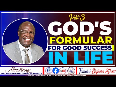 God S Formula For Good Success In Life Pt 3 Archbishop Dr Charles Marita November 26th 2025