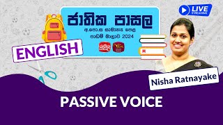 Jathika Pasala Live Stream | G.C.E  O/L 2023 | English | 2024-01- 09 | Passive voice