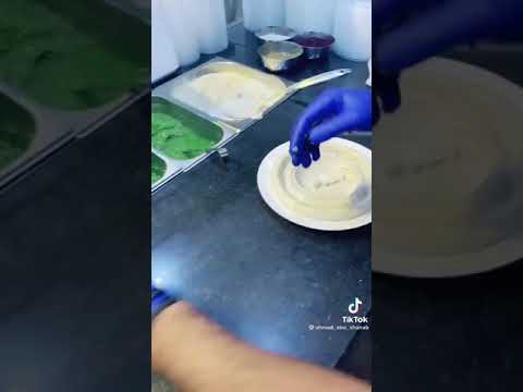 تزين صحن الحمص طريقه كتير حلوة وسهله