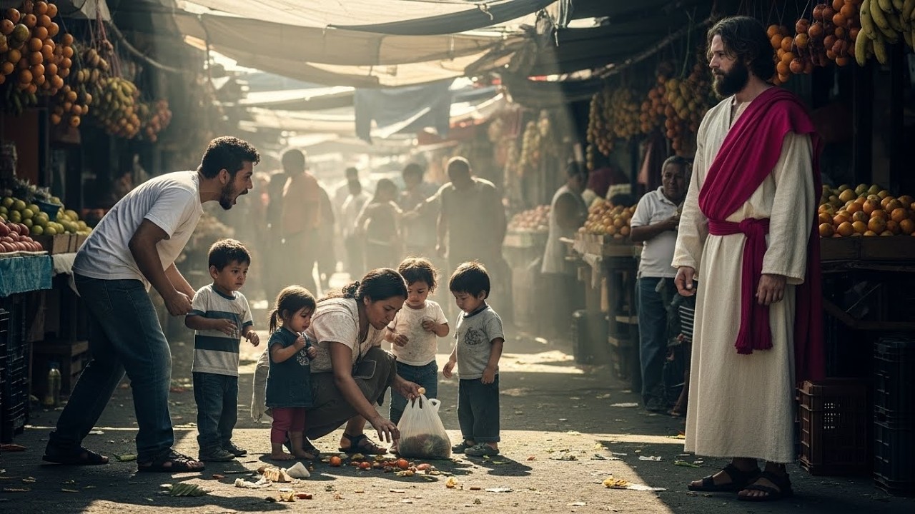 HUMILLARON A UNA MADRE SOLTERA QUE RECOGÍA COMIDA DEL SUELO PARA SUS 4 HIJOS…PERO NADIE ESPERABA ESO