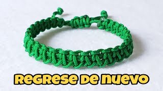 Regrese con un diseño nuevo de pulsera de hilo en macramé facíl y rápido