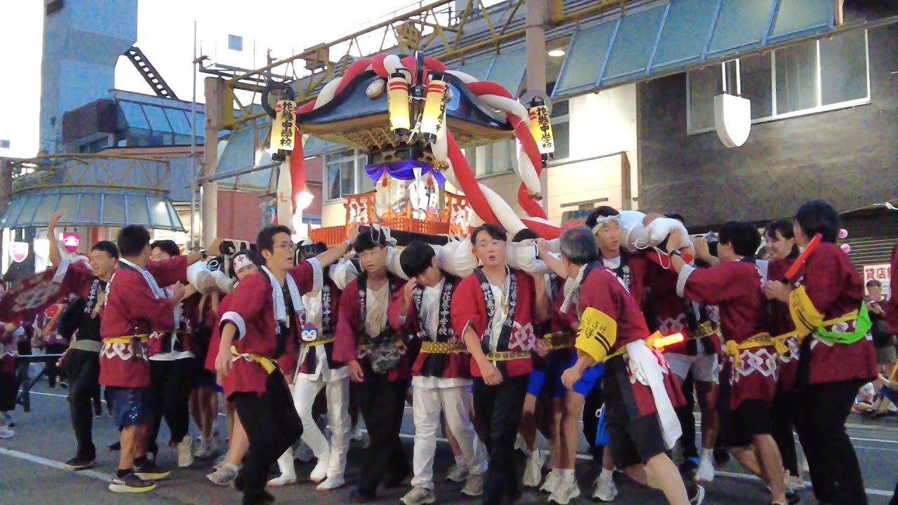 【4K】岩手 花巻まつり 神輿パレード