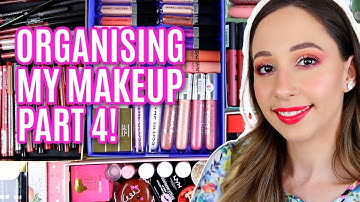 Organising My Entire Makeup Collection - Lip Products & Declutter (Part 4) | Vasilikis Beauty Tips