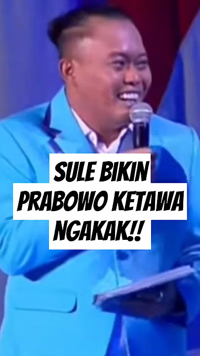 Sule Bikin Prabowo Ketawa Ngakak! #sule #prabowo #gibran