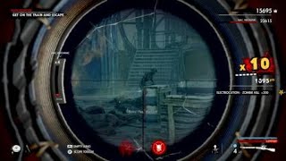 Zombie Army 4 , Nut shot!!  Lol