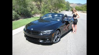 2019 BMW 440i Convertible / Exhaust Sound / 19" M Wheels / BMW Review