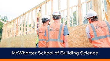 Experiences in the McWhorter School of Building Science at Auburn University