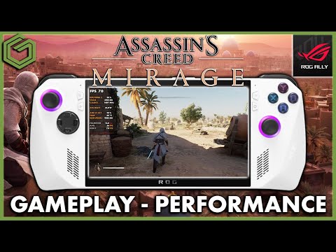 Steam Deck - Assassin's Creed Mirage - Gameplay & Performance