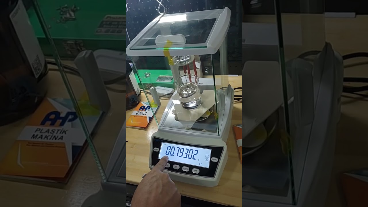 How to do density measurement using immersion method