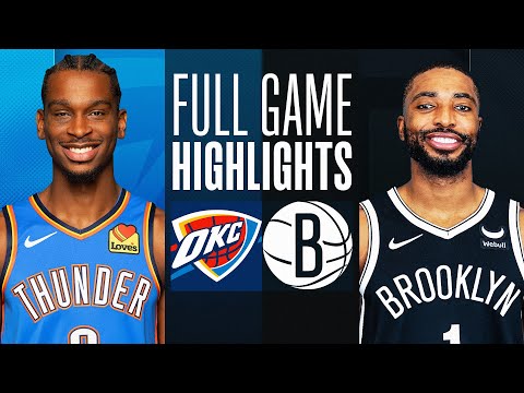 THUNDER at NETS | FULL GAME HIGHLIGHTS | January 5, 2024