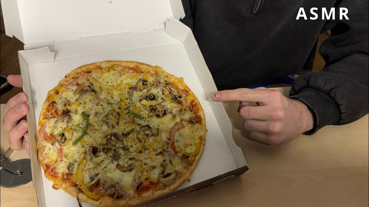 ASMR Eating Pizza Mukbang (Mouth Sounds)