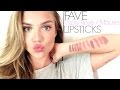 Fave MAUVE & DUSTY ROSE Lipsticks + TRY ON
