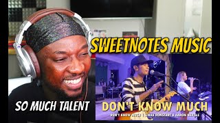 FIRST TIME HEARING | Sweetnotes Live  - Don't Know Much | Linda Ronstadt & Aaron Naville