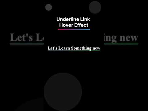 Draw Underline Link