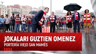 Inauguración monumento a los jugadores y jugadoras I San Mamés I 125. Urteurrena