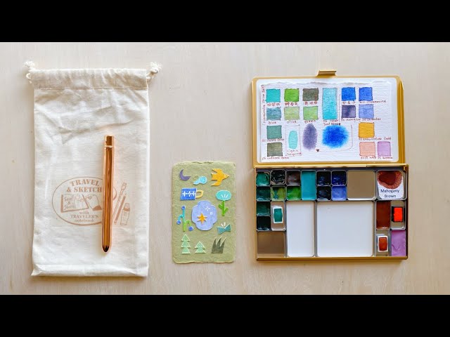 Art vlog: TN x Art Toolkit travel palette 