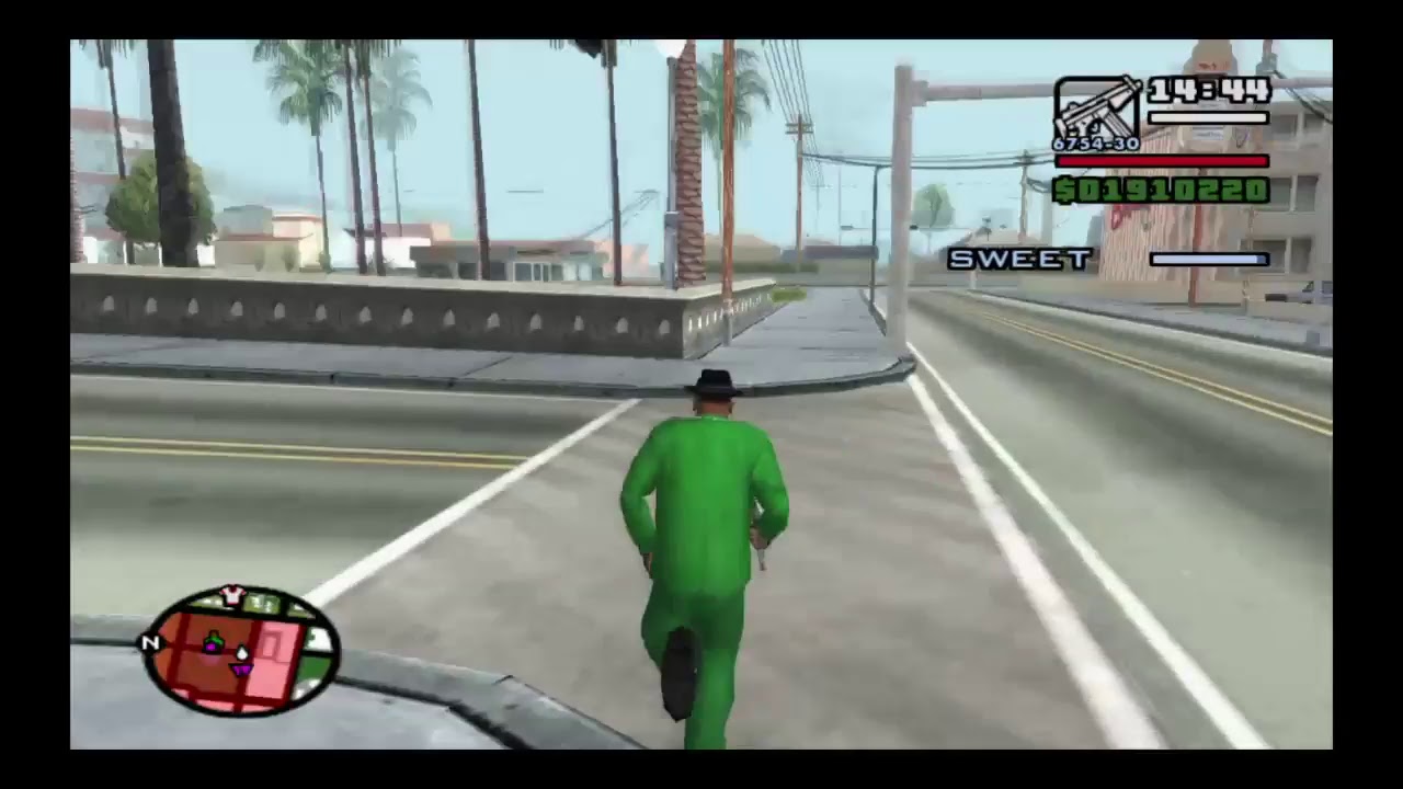 Good times in San Andreas crack head steals cjs moms blender