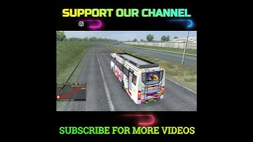 Bullet song💥🎶 in ets2 #ets2 #privatebus #busmod #mpgyt #shorts