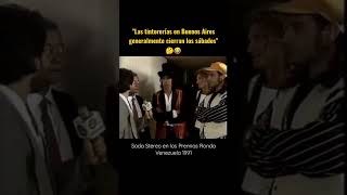 Soda Stereo en los Premios Ronda - Venezuela 1991 - #short