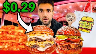 LIVING on WORLD'S BEST BURGERS for 24 HOURS Ramsay, MrBeast - YouTube