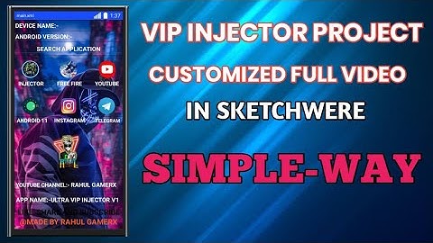 free fire injector project sketchware