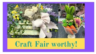 Famous Craft Fair worthy! Spring Basket & Spring Book Stack Profile
