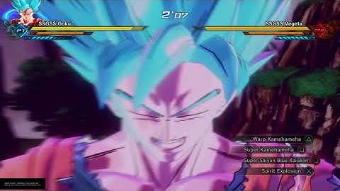 DRAGON BALL XENOVERSE 2 SSGSS Goku vs SSGSS Vegeta