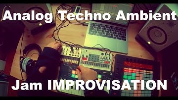 Techno Analog Jam (Launchkey Mini Mk3 / Ableton Push / Korg Volca Sample / Korg Volca Keys)