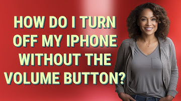 How do I turn off my iPhone without the volume button?