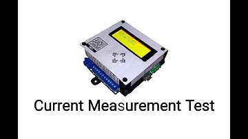 Arduino Power meter system with Internal PLC(current measurement test)