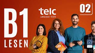 TELC B1 Prüfung Lesen 2026 Modelltest #02 | Bestehe die Prüfung!