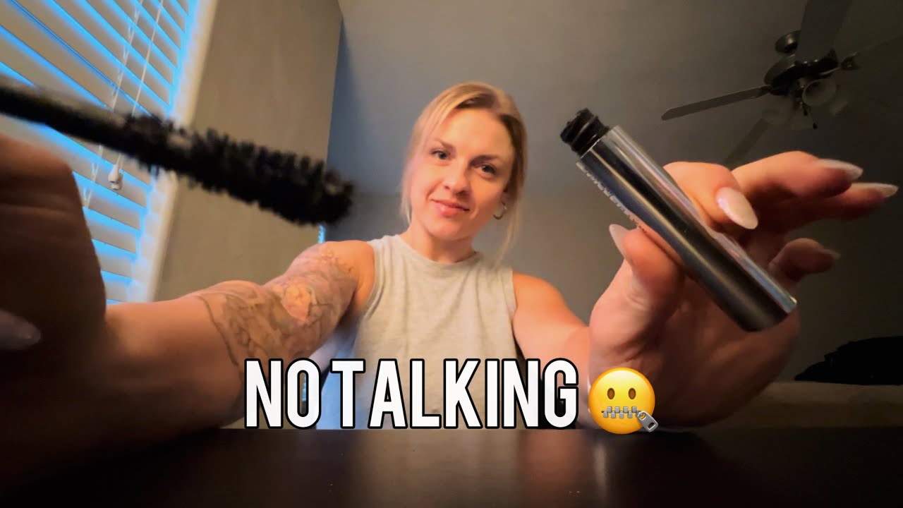 FAST & AGGRESSIVE ASMR DOING YOUR MAKEUP IN 5 MINS NO TALKING