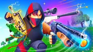 KRASS 😱🥵 Ich muss mit ALLEN WAFFEN in Fortnite GEWINNEN!