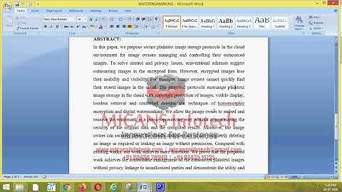 Watermarking-Based Secure Plaintext Image Protocols Retrieval the Cloud-IEEE CSE PROJECT 2020-2021